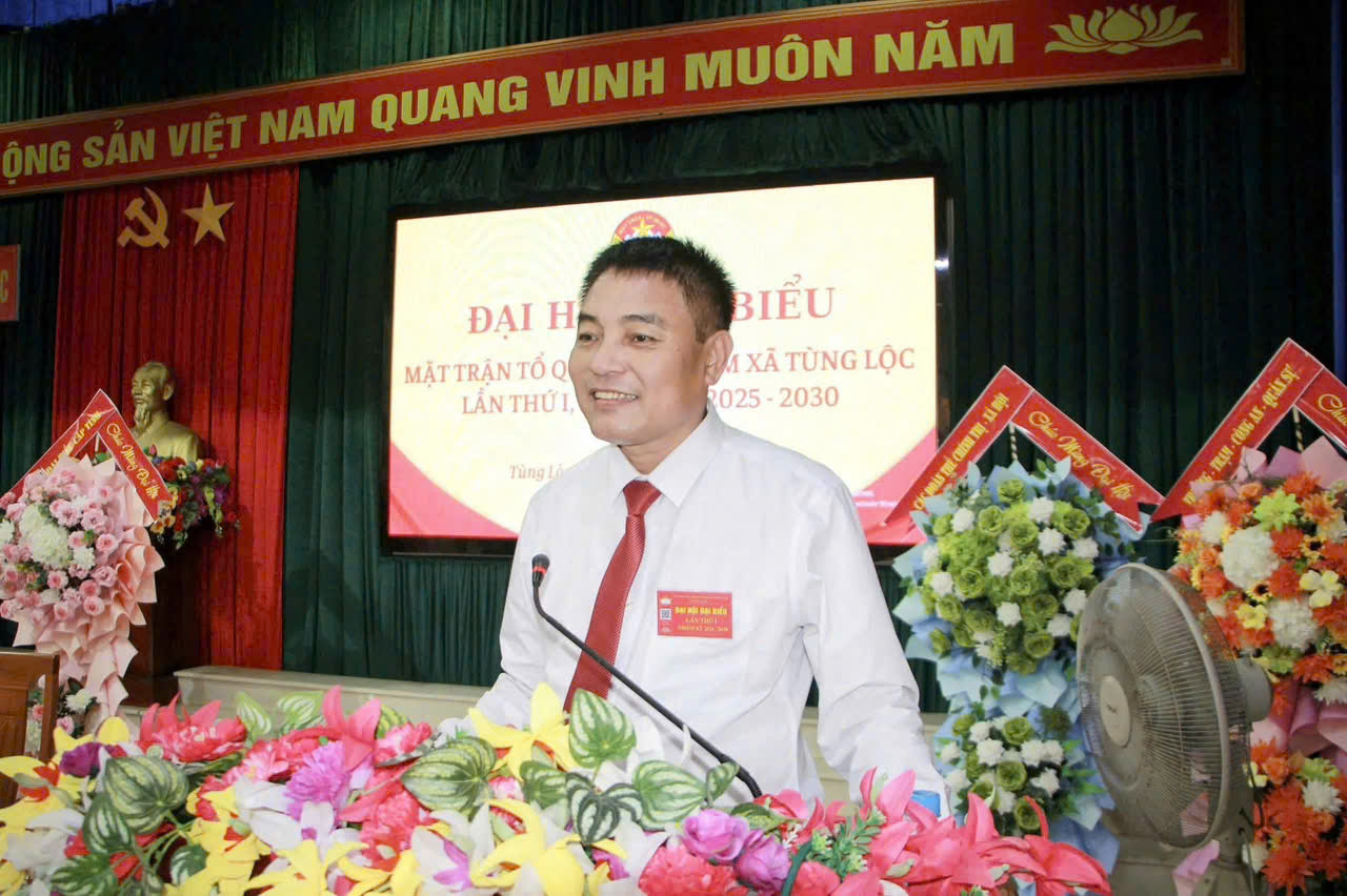 Đại hội MTTQ xã Tùng Lộc thành công tốt đẹp