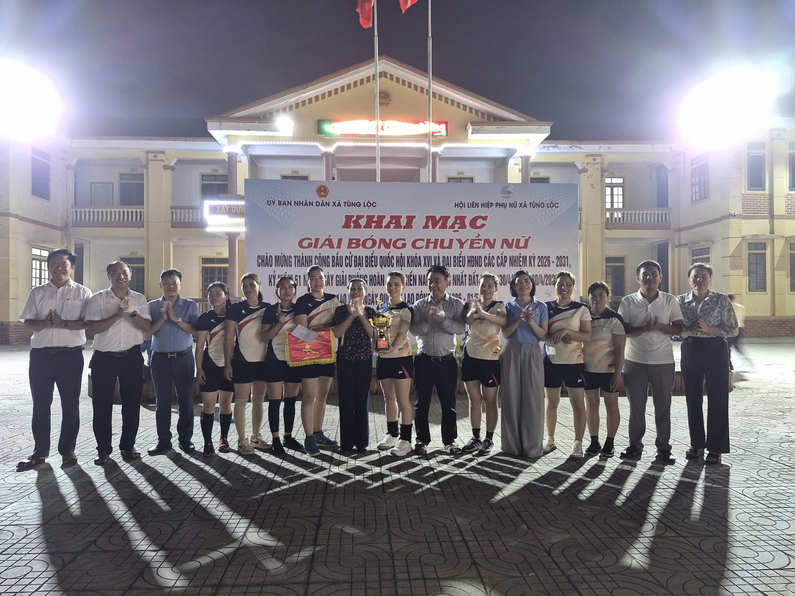Tùng Lộc đã tổ chức thành công trận chung kết Giải bóng chuyền nữ năm 2026