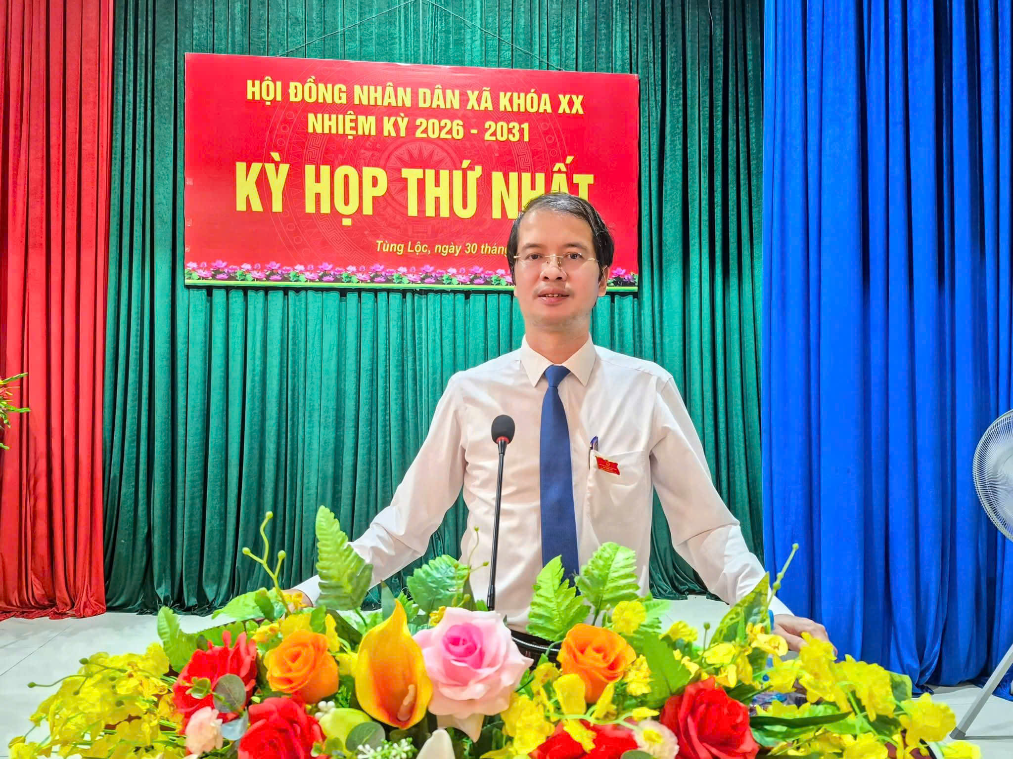 HĐND xã Tùng Lộc bầu các chức danh chủ chốt tại kỳ họp thứ nhất, nhiệm kỳ 2026 - 2031