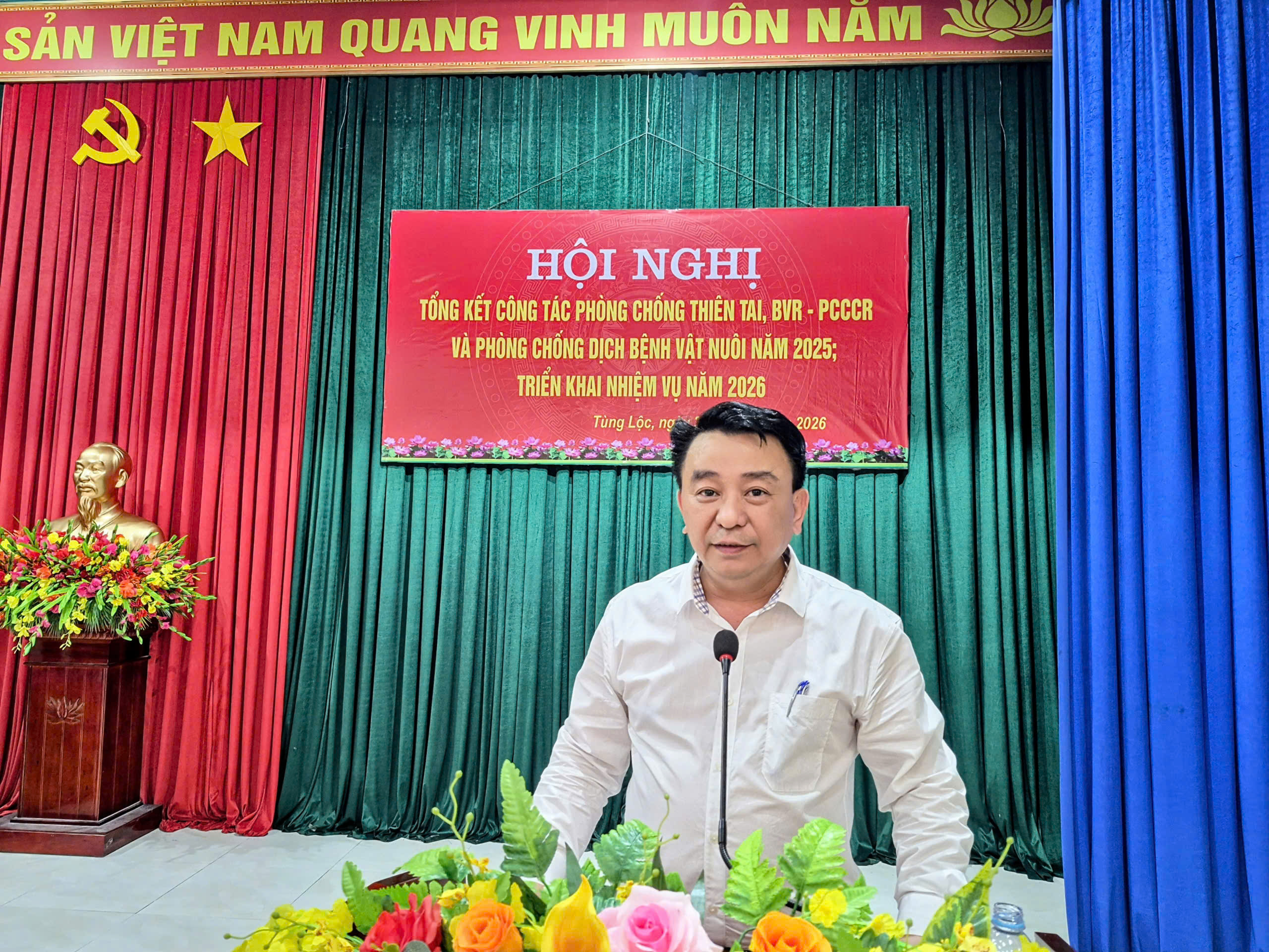 Tổng kết công tác phòng, chống thiên tai và tìm kiếm cứu nạn, bảo vệ rừng, phòng cháy, chữa cháy rừng năm 2025