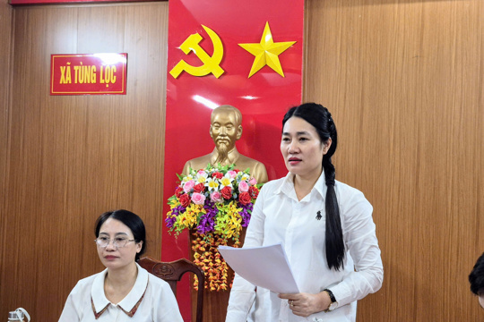 Ban Pháp chế HĐND tỉnh khảo sát tình hình thực hiện sắp xếp, sáp nhập thôn tại xã Tùng Lộc
