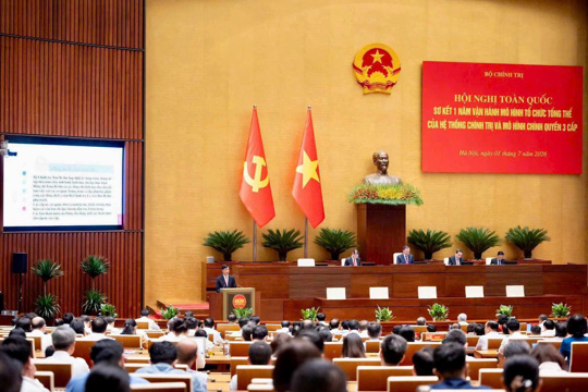 Xã Tùng Lộc tham gia Hội nghị toàn quốc sơ kết 1 năm vận hành mô hình tổ chức của hệ thống chính trị và chính quyền 3 cấp 