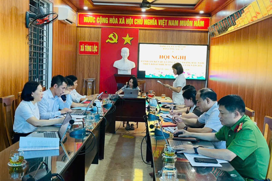 BAN CÔNG TÁC 35 XÃ TÙNG LỘC TỔ CHỨC HỘI NGHỊ SƠ KẾT HOẠT ĐỘNG 7 THÁNG ĐẦU NĂM; TRIỂN KHAI NHIỆM VỤ 5 THÁNG CUỐI NĂM 2026 