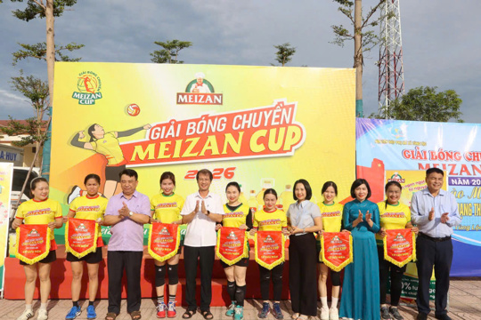 Lễ khai mạc Giải bóng chuyền nữ Meizan Cup 2026