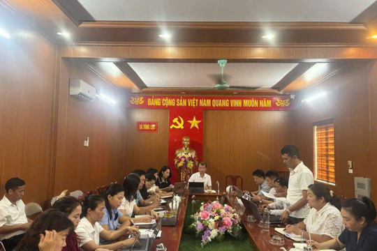  Xã Tùng Lộc chuẩn bị tốt các điều kiện cho năm học mới 2026 - 2027