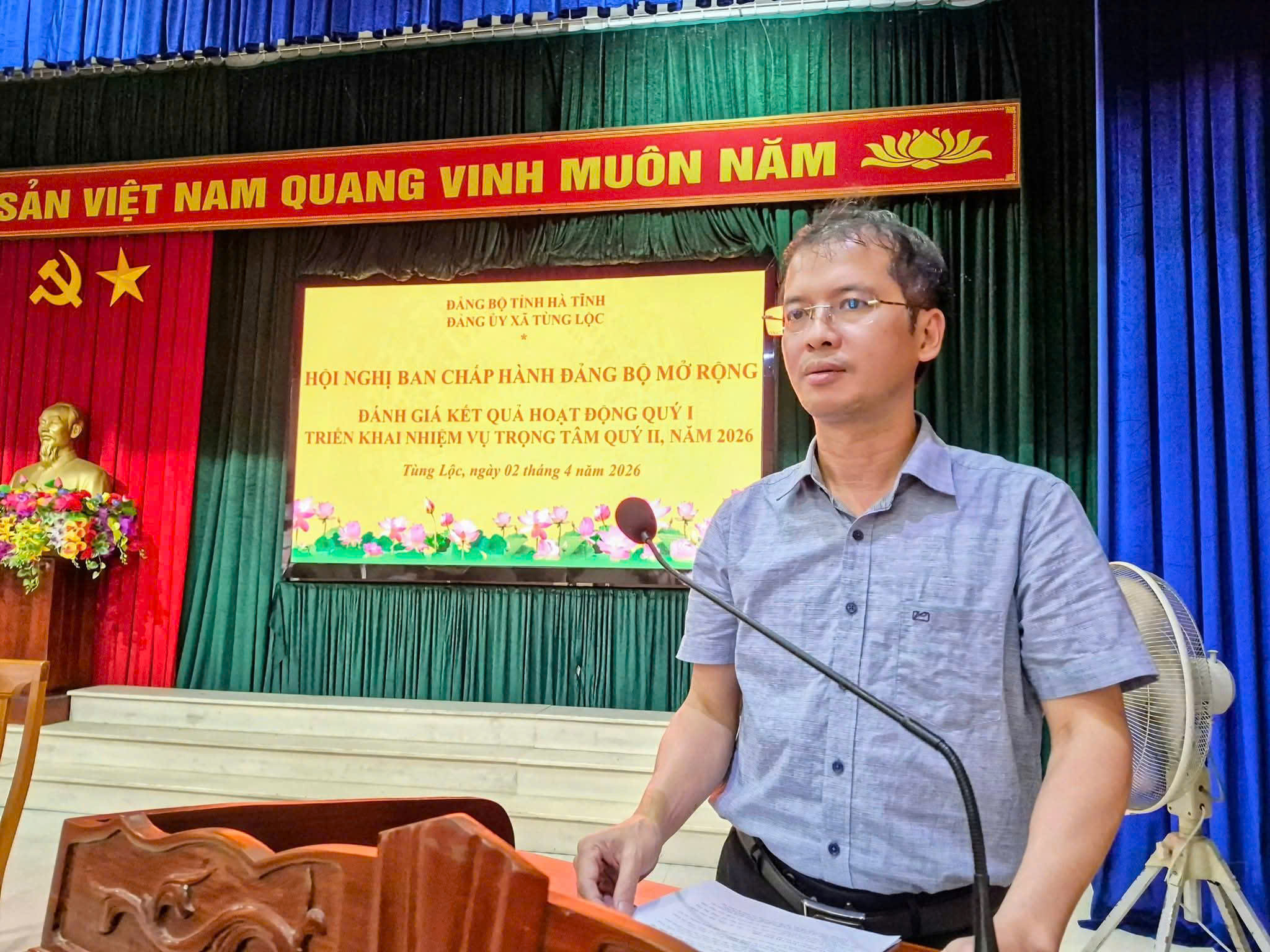Ban chấp hành Đảng bộ xã Tùng Lộc triển khai nhiệm vụ trong thời gian tới