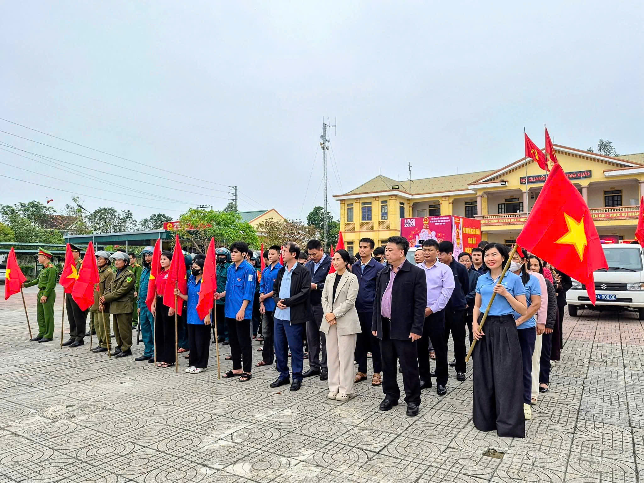 Tuyên truyền lưu động  bầu cử Quốc hội  và HĐND các cấp  